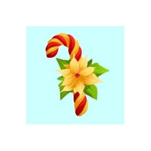 Animated Flower Candy Cane